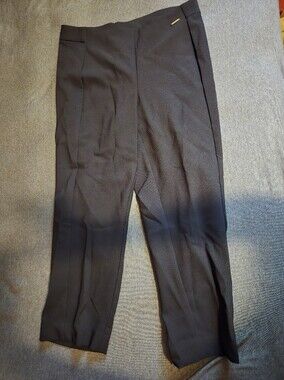 Black Dress Pants Capri Tailored Fit